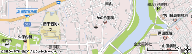 兵庫県姫路市網干区興浜1209周辺の地図