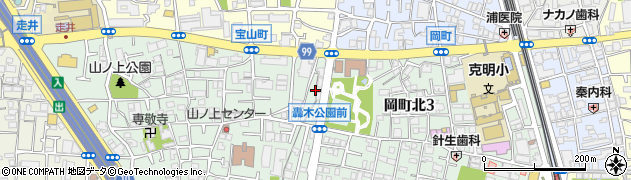 大阪府豊中市宝山町1周辺の地図