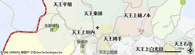 京都府京田辺市天王上垣内37周辺の地図