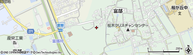 静岡県掛川市富部311周辺の地図