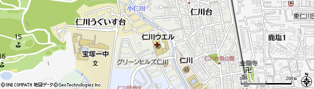 宝塚清光苑　小規模多機能型・居宅介護施設周辺の地図