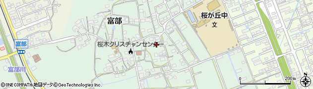 静岡県掛川市富部970周辺の地図