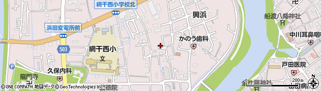 兵庫県姫路市網干区興浜1134周辺の地図