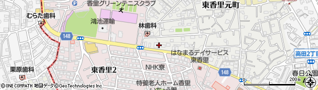 枚方市地域包括支援センター　大阪高齢者生協周辺の地図