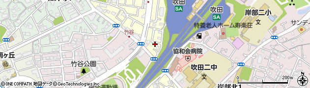 大阪府吹田市五月が丘南1周辺の地図