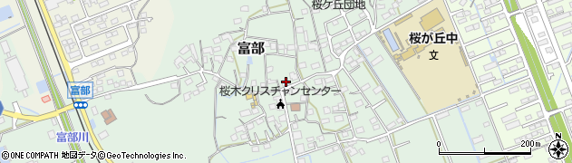 静岡県掛川市富部925周辺の地図