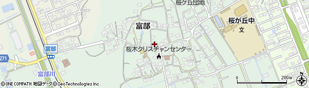 静岡県掛川市富部926周辺の地図