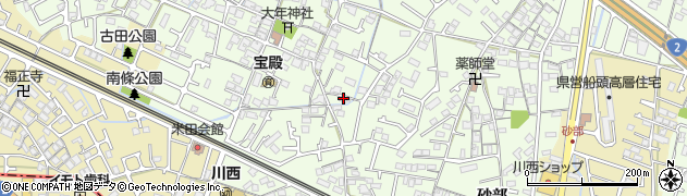 兵庫県加古川市東神吉町西井ノ口103周辺の地図