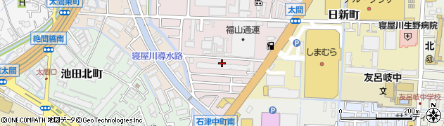 大阪府寝屋川市豊里町38周辺の地図