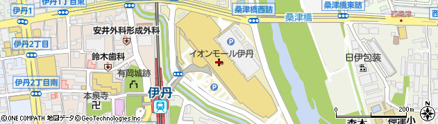 イオンモール伊丹３階　ビューティステージ周辺の地図