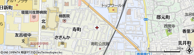 老人デイサービスセンター香里寿苑周辺の地図
