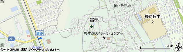 静岡県掛川市富部314周辺の地図