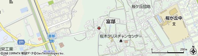 静岡県掛川市富部341周辺の地図