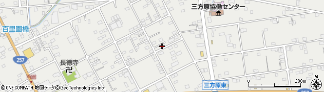 静岡県浜松市中央区三方原町周辺の地図