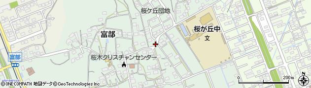 静岡県掛川市富部869周辺の地図