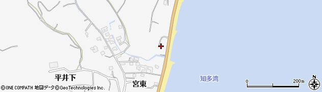 愛知県知多郡美浜町北方打越60周辺の地図