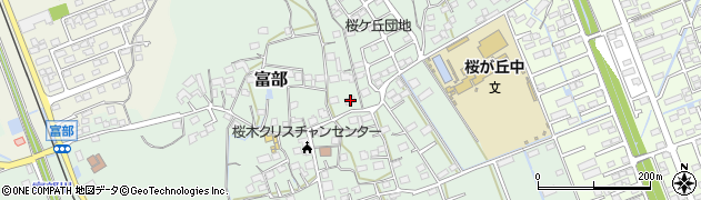 静岡県掛川市富部871周辺の地図