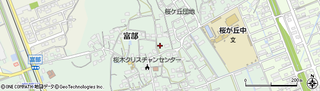 静岡県掛川市富部923周辺の地図