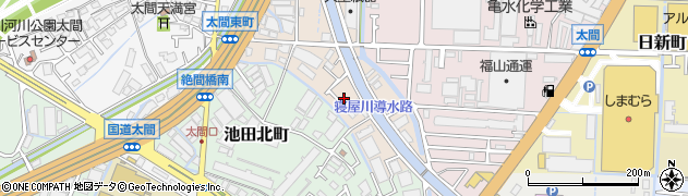 大阪府寝屋川市太間東町7-16周辺の地図