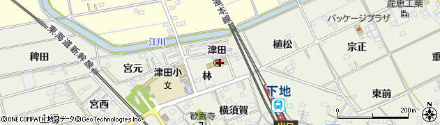 愛知県豊橋市横須賀町林8周辺の地図