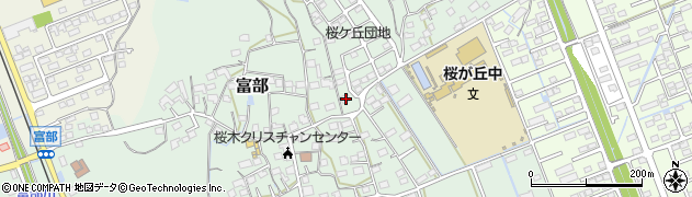 静岡県掛川市富部870周辺の地図