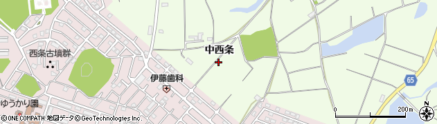 兵庫県加古川市八幡町中西条1020周辺の地図
