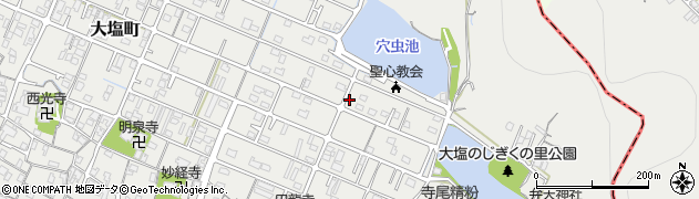 兵庫県姫路市大塩町周辺の地図