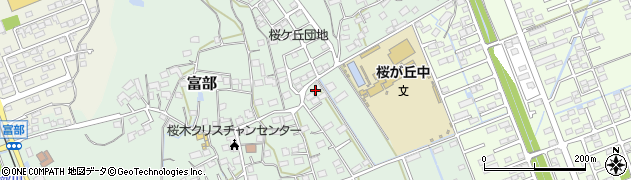 静岡県掛川市富部693周辺の地図