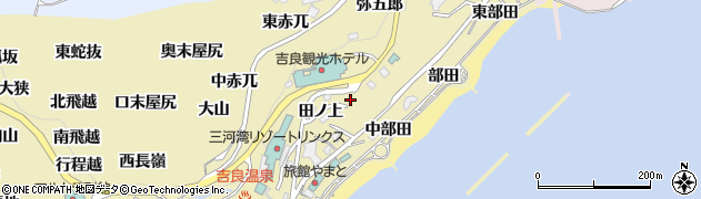 愛知県西尾市吉良町宮崎（西甚作）周辺の地図