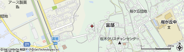 静岡県掛川市富部330周辺の地図
