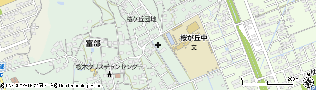 静岡県掛川市富部695周辺の地図