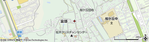 静岡県掛川市富部911周辺の地図