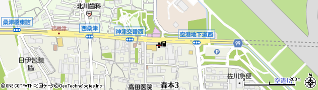 志賀石油店周辺の地図