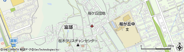 静岡県掛川市富部872周辺の地図