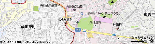 東香里ゴルフセンター周辺の地図
