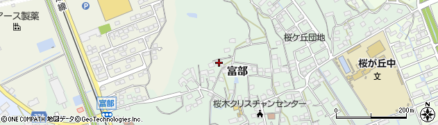 静岡県掛川市富部344周辺の地図