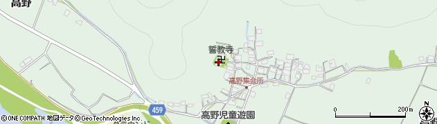 誓教寺周辺の地図