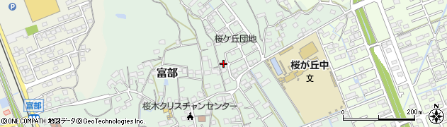 静岡県掛川市富部874周辺の地図