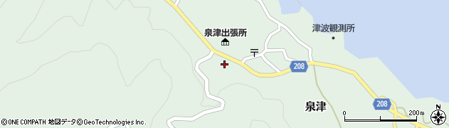 東京都大島町泉津95周辺の地図