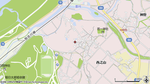 〒675-0007 兵庫県加古川市神野町西之山の地図