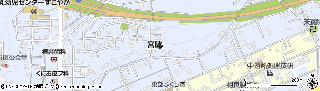 静岡県掛川市宮脇周辺の地図