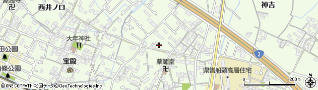 兵庫県加古川市東神吉町西井ノ口32周辺の地図