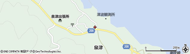 東京都大島町泉津18周辺の地図