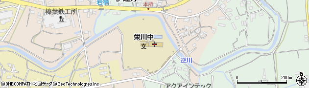 掛川市立栄川中学校周辺の地図
