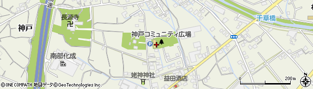よしきた吉田町　神戸コミュニティ広場周辺の地図