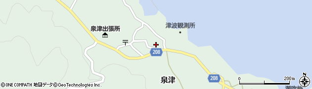 東京都大島町泉津22周辺の地図