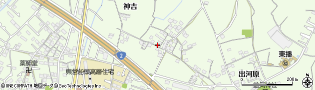 兵庫県加古川市東神吉町出河原661周辺の地図