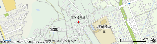 静岡県掛川市富部591周辺の地図