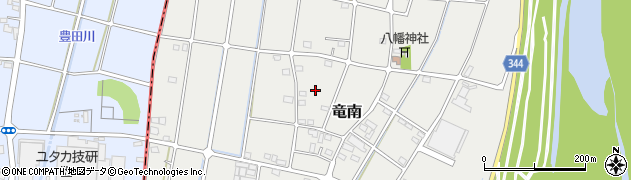 静岡県浜松市浜名区竜南周辺の地図