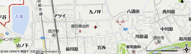 京都府精華町（相楽郡）菱田（十ノ坪）周辺の地図